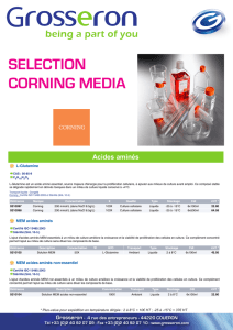 selection corning media