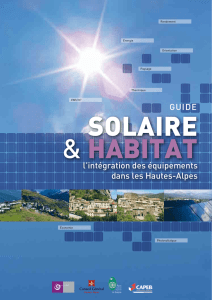 Guide solaire - Parc naturel régional du Queyras