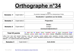 Orthographe n°34 - bla-bla cycle 3