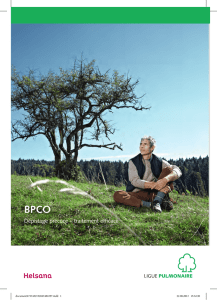 Brochure relative à la BPCO