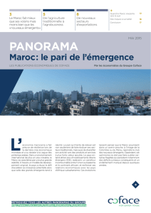 + PANORAMA Maroc : le pari de l`&eacute;mergence