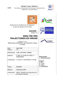 analyse des trajectoires en virage