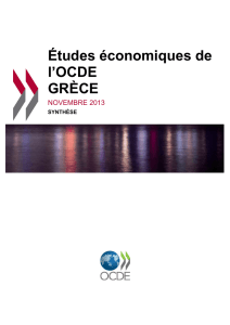 Études économiques de l`OCDE GRÈCE