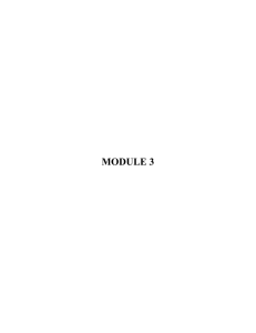 module 3 - Urgences