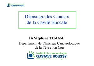 Dépistage des Cancers de la Cavité Buccale