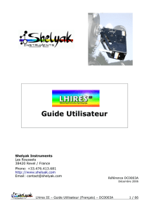 Guide Utilisateur