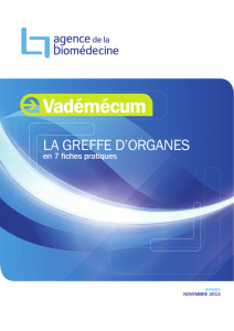 7 fiches pratiques sur la greffe d`organes