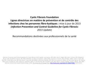 Cystic Fibrosis Foundation Lignes directrices en matière de