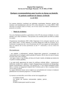 Quelques recommandations pour la prise en charge de patients