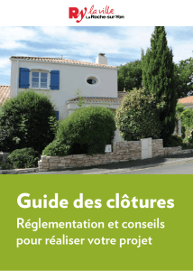 Guide des clôtures - La ville de la Roche-sur-Yon