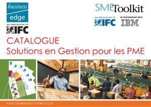 Catalogue des formations Business Edge