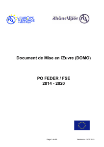 DOMO - FEDER FSE 2014/2020 - CRESS Rhône