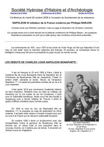NAPOLEON III par Philippe Barjon - Société Hyèroise d`Histoire et d