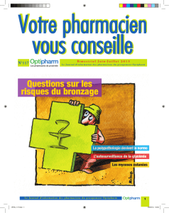 Questions sur les risques du bronzage