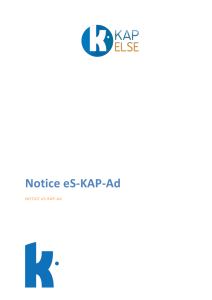 Notice eS-KAP-Ad