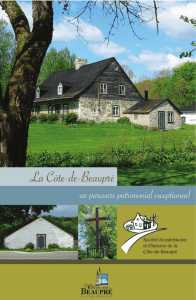 La Côte-de-Beaupré, un parcours patrimonial exceptionnel