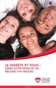 le diabète et vous - Heart and Stroke Foundation