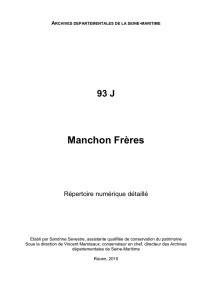 Manchon Frères - Archives départementales de Seine