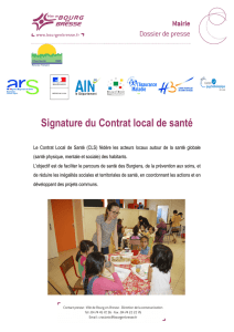Signature du Contrat local de santé