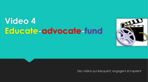 Video 4-Educate-advocate-fund est un start up social
