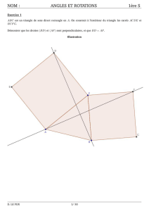 NOM : ANGLES ET ROTATIONS 1ère S