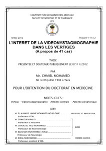 Graphique 1 - Faculté de Médecine et de Pharmacie Fès