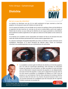 Distichia - Centre DMV