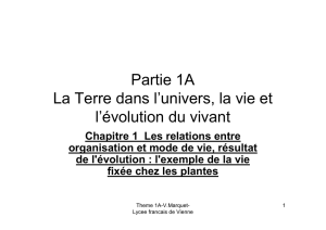 cours - SVT en Terminale S