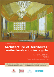 Architecture et territoires : - Université François Rabelais