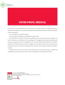 votre profil médical - Médecins francophones du Canada