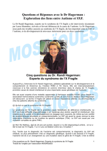 Interview Randi Hagerman version en français