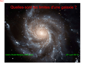 Quelles sont les limites d`une galaxie