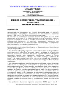 Filière orthopédie-traumatologie-algologie - CHU de Saint