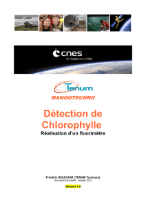 Détection de Chlorophylle