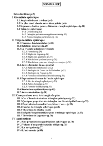 Trigonométrie sphérique