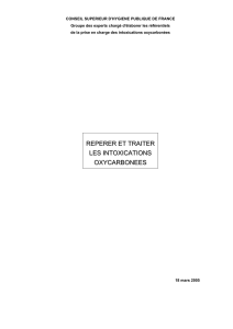 Repérer et traiter les intoxications oxycarbonées