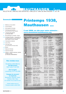 Printemps 1938, Mauthausen …