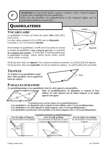 QUADRILATERES - Monsieur CHAPON