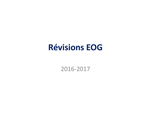 Révisions EOG