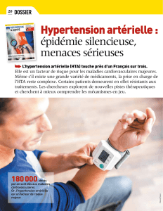 Hypertension artérielle : épidémie silencieuse, menaces sérieuses