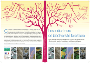 Les indicateurs de biodiversité forestière - GIP