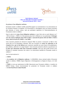 Petit déjeuner régional « Place de l`ESS dans l`économie mondiale