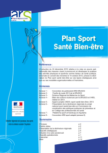 Plan Sport Santé Bien-être