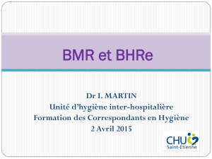 BMR et BHRe - CHU de Saint