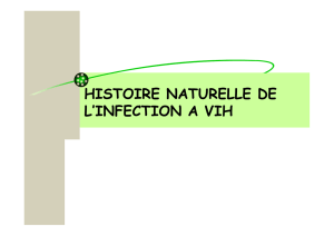 histoire naturelle de l`infection a vih