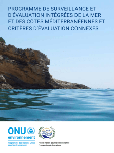 programme de surveillance et d`évaluation intégrées de la mer et