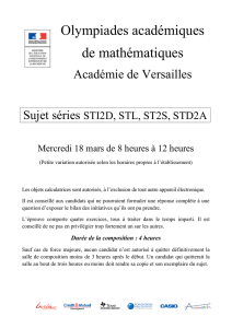 Sujet des séries STI2D, STL, ST2S et STD2A - Euler