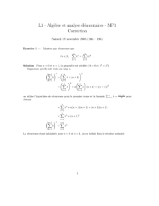 L1 - Algèbre et analyse élémentaires