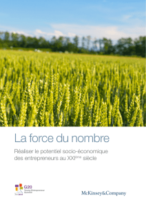 Rapport Mc Kinsey – La force du nombre