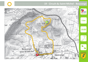 19 - Circuit du Saint-Michel - Beuvange - Portes de France